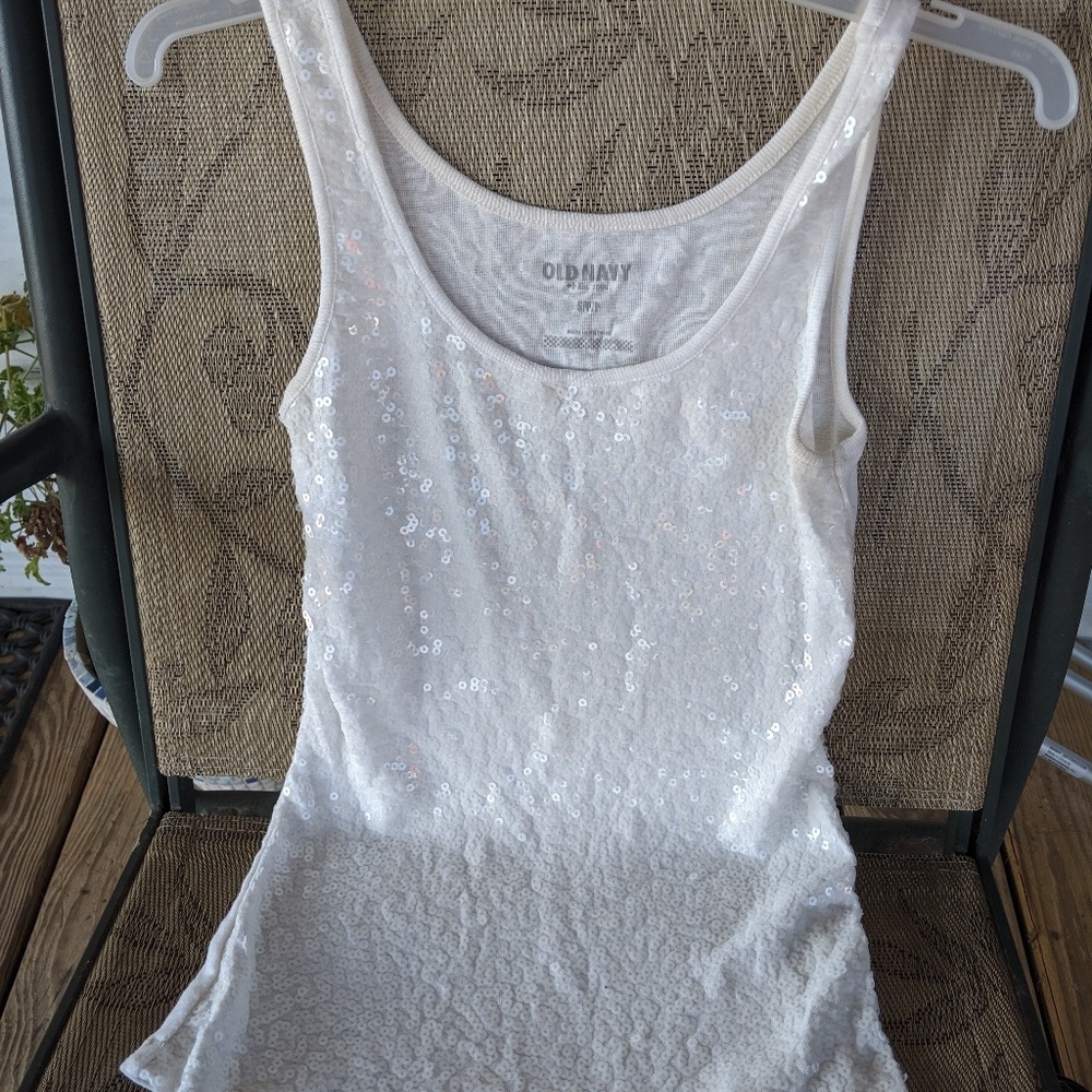 Old Navy sequin tank